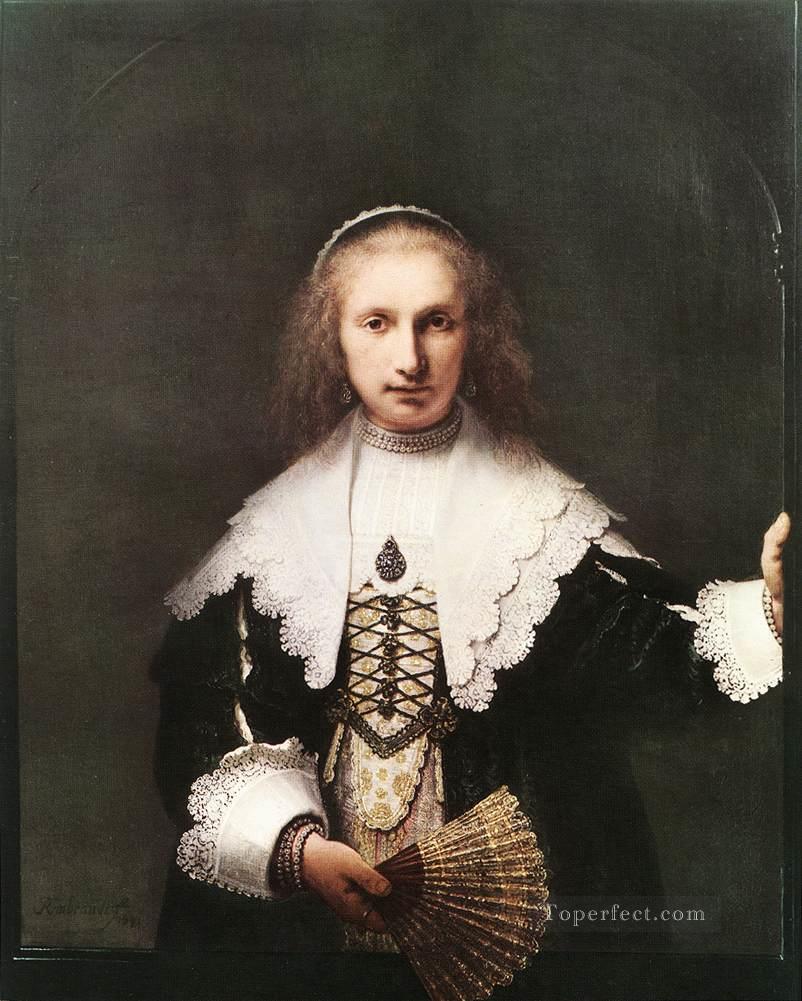 Agatha Bas portrait Rembrandt Oil Paintings